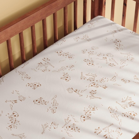 Nestig Savanna Mini Crib Sheet Set - Picture 3 of 3